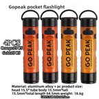 GOPEAK Pocket Mini Flashlight Outdoor Key Clip Cap Ambient Led Long Endurance Disaster Relief Emergency 5050 Small Light