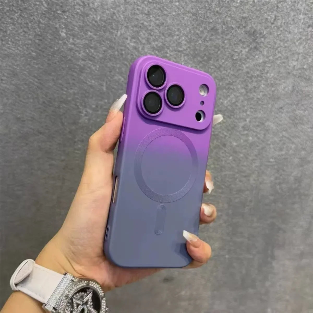 Silicone Soft Phone Case Slim Protective For Apple iPhone 18 17 Air 16 Pro Max 15 14 Plus 13 12 11 for Magnetic Gradient Cover