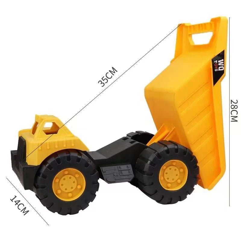Medium Engineering Vehicle Set – Excavator, Bulldozer & Construction Truck Toys