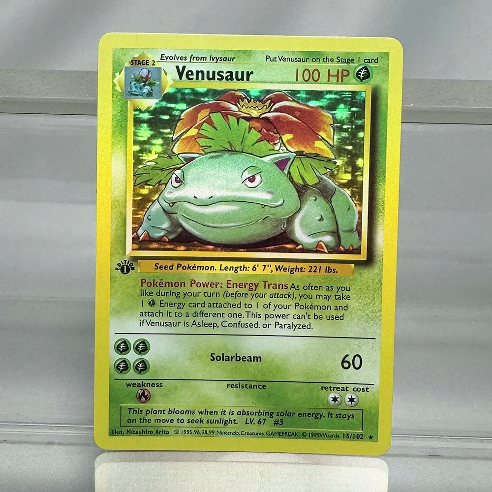 PKM Cards 1st Edition Charizard Blastoise Dragonite 1996 Base Set Single Foil Cards Game Collection Cards PTCG Proxy Cards