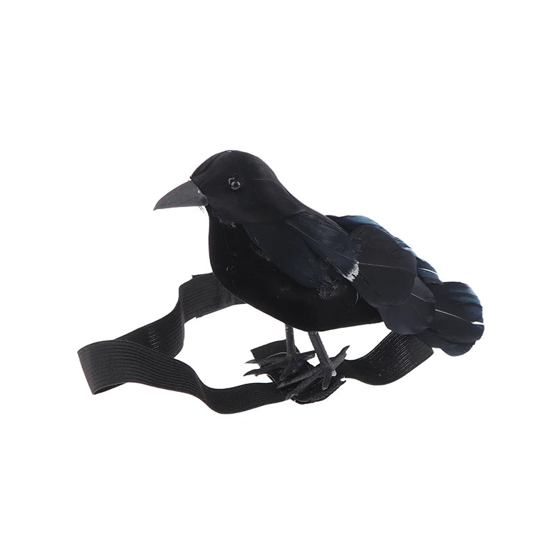 Halloween Party Costumes Black Crow with Shoulder Strap Decoration Cosplay Props
