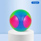 Dog TPR Glow Ball 3 Color Flashing Elastic Teeth Cleaning Anti Choke Training Interactive Pet Toy  Safe Chew Resistant Non Toxic
