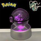 Pokémon 3D Crystal Poké Ball LED Night Light Collectible Figure
