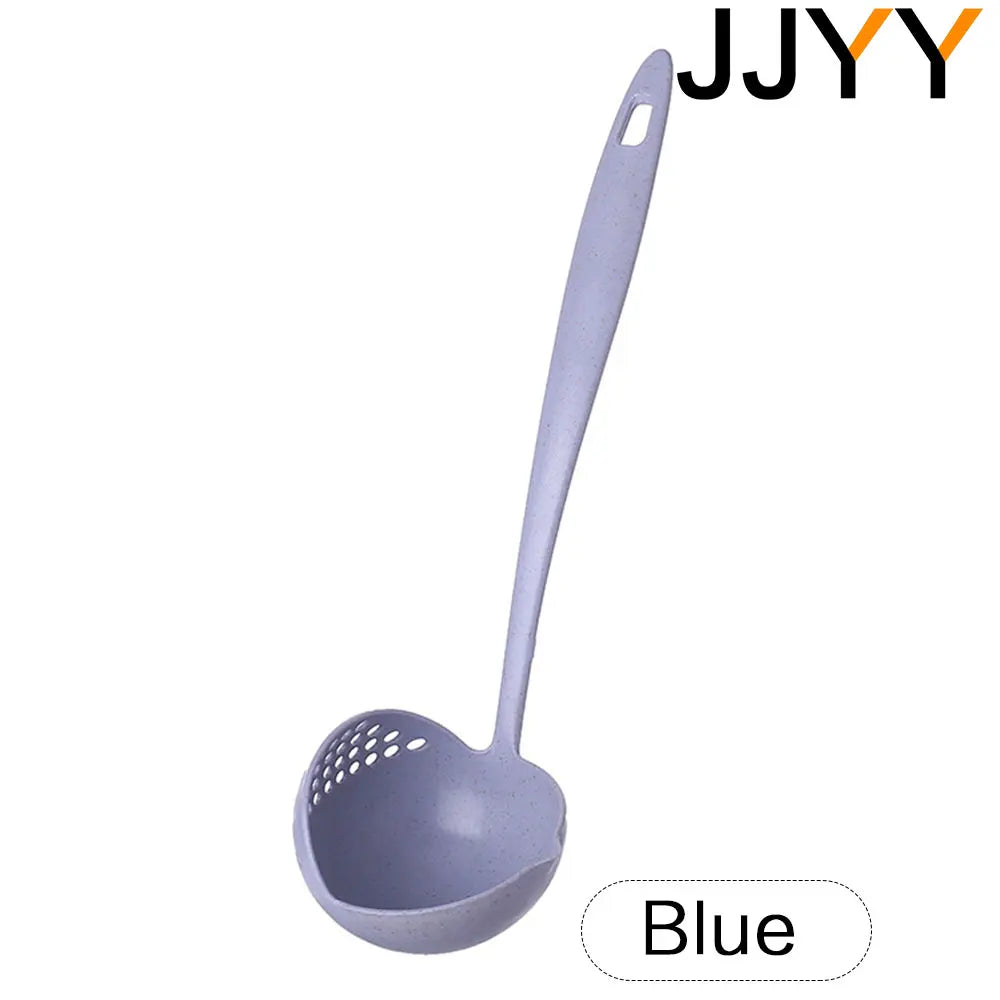 2-in-1 Long Handle Strainer Spoon for Soup, Noodles and Hot Pot