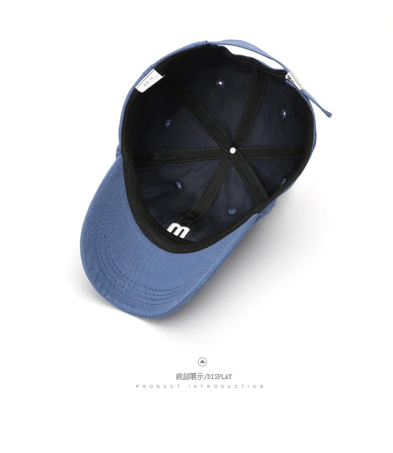 100% Cotton Embroidery Snapback Baseball Cap for Summer Style