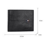 Slim Men Wallets New Short Zipper Card Holder Photo Holder Male Purse Simple Coin Pocket High Quality PU Leather Men's Wallet
