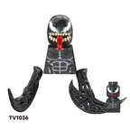 Blind Box Mini Building Blocks TV6205 Figures Big Goblin Spiderman Iron Man Venom Captain Hawk Deadpool Armor Christmas Gift Toy