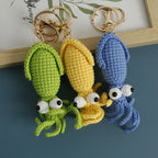 Cute Crochet Stingray Keychain Marine Fish Bag Charm