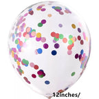 Gold Silver Confetti Balloons Glitter Sequin Globos Helium Balloon Birthday Party Halloween Christmas Party  Wedding Decorations