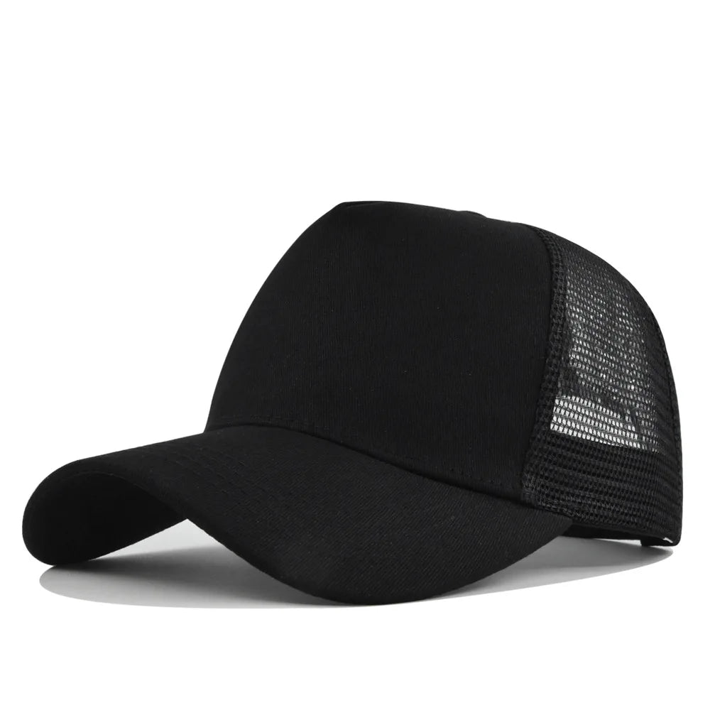 Custom Logo 5 Panel Mesh Baseball Cap for Outdoor Branding