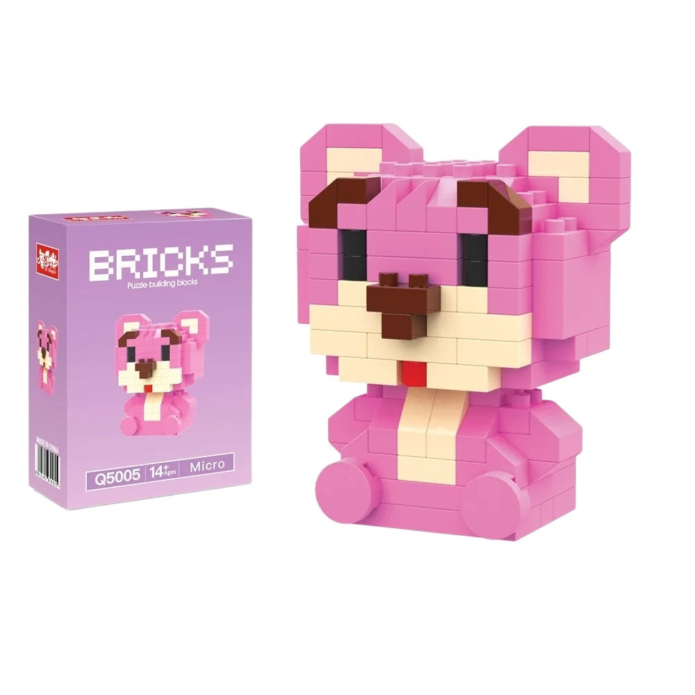 Disney Zootopia Small LinaBell Building Blocks Judy Nick Model Donald Duck Education Lotso Toys Mickey Mouse For Kids Birthday