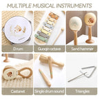 Montessori Wooden Musical Instrument Toy Set