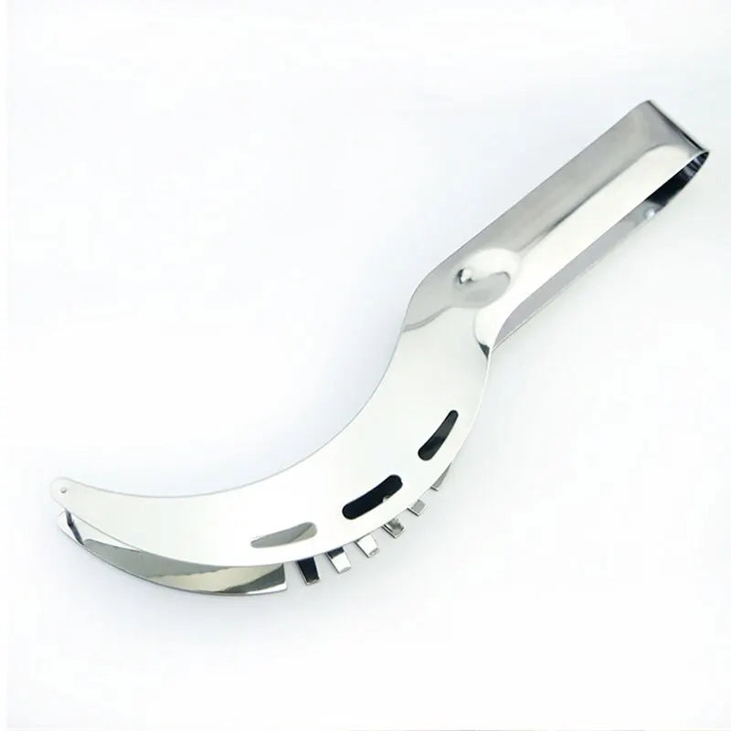 Stainless Steel Watermelon Slicer Knife with Fruit Corer and Server
