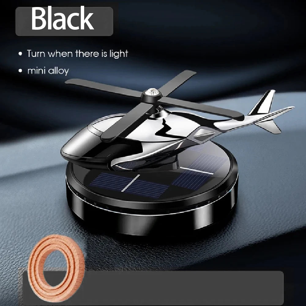 Car air freshener Solar Helicopter Styling Decorative Aromatherapy Car interior accessories Propeller rotary perfume diffuser