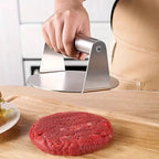 Heavy Duty Stainless Steel Smash Burger Press – BBQ Patty Smasher & Meat Press Tool - 10cm