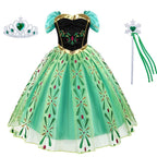 Girls Princess Costume Dress – Disney Inspired Cinderella, Snow White & Rapunzel