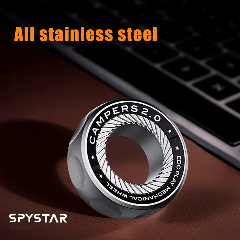 Magnetic Fidget Spinner Ring Stress Relief Toy for Adults & Teens