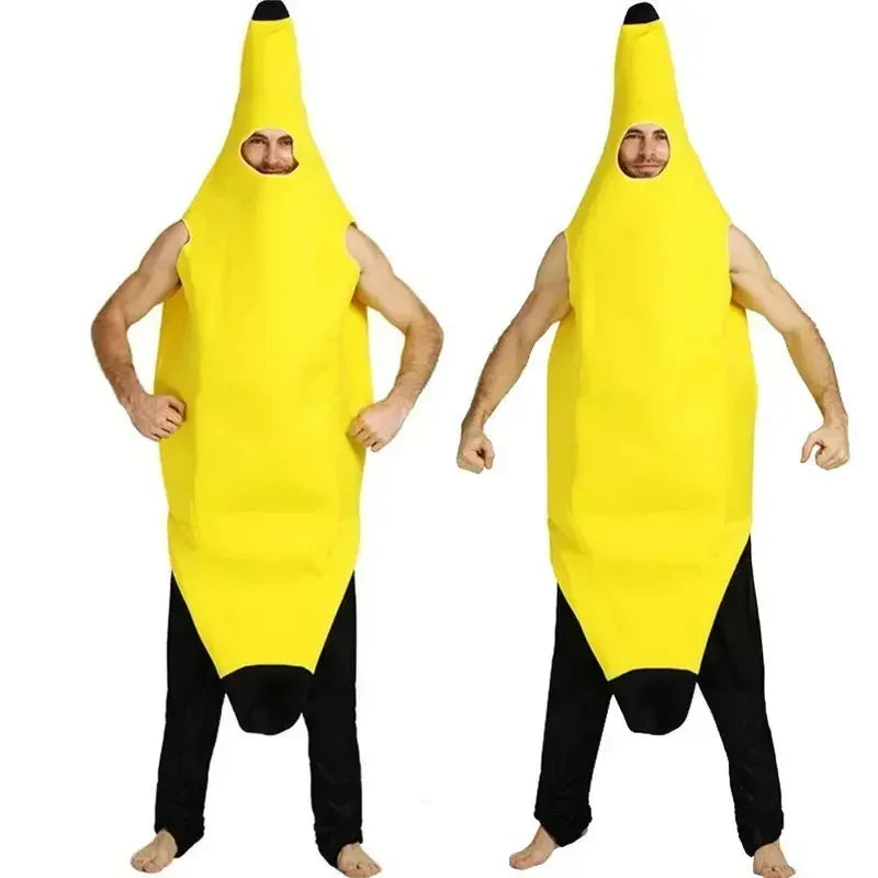 Unisex Banana Cosplay Costume Suit – Funny Party Outfit
