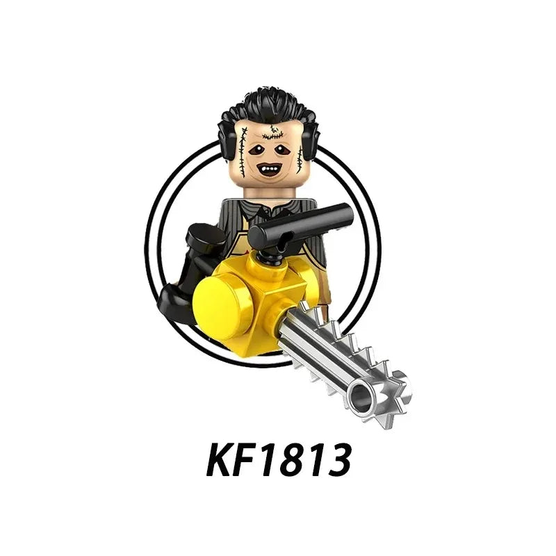 Blind box TP1040 WM6205 KF6173 KF6175 Killer Klowns Mini Figure Classic Horror Thriller Movie Building Block Model Doll Toy Gift