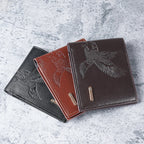 Short men's wallet thin 2024 new high-value eagle pattern student youth soft leather coin purse card package