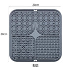Pet Dog Cat Licking Pad Licking Pad Anti Choking Slow Food Utensils Slow Food Bowl Licking Plate Pet Cat Yogurt Meal Mat