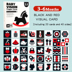 Baby Visual Stimulation Montessori High Contrast Flash Cards