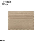 Custom Company Logo Cowhide Card Holder Woman Man Fashion Slim Mini Card Bag Genuine Leather Engrave Name Luxury Casual Purse