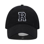 Initial Letter Embroidery Baseball Cap for Casual Sport Style