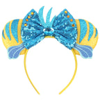Sequin Mouse Ears Bow Headband for Women & Girls