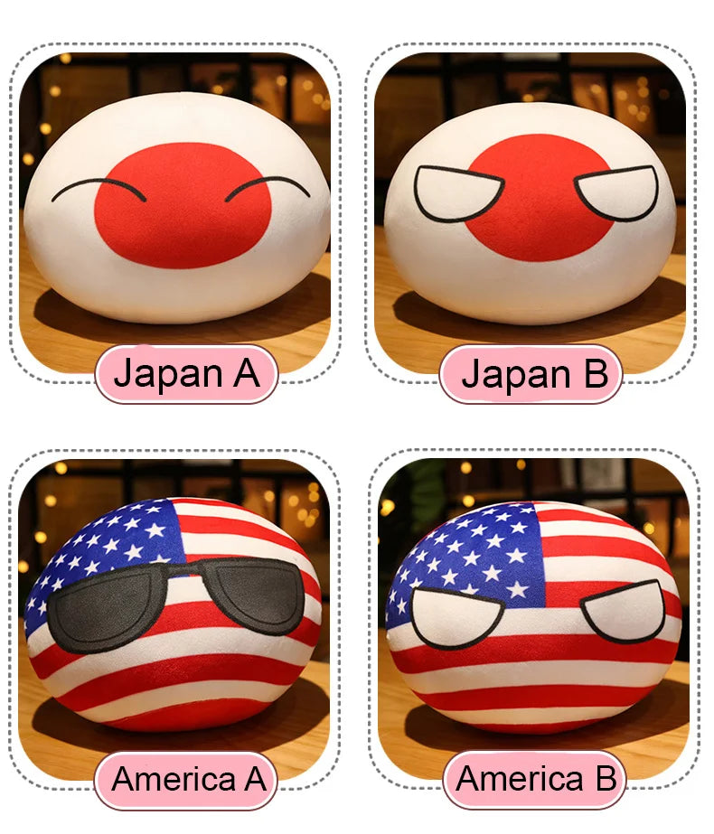 Countryball Plush Pendant Toy