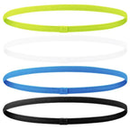 4PCS Thin Elastic Non-Slip Sports Headbands for Men & Women