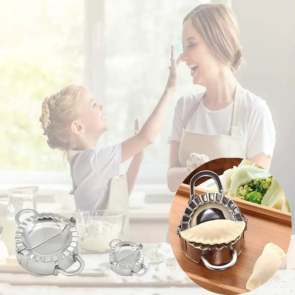 Stainless Steel Dumpling Maker Press for Ravioli and Pastry Tool