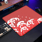 Gaming Mice Mat Great Wave Art Control Mousepad Anti-slip Small Deskmat Pc Gamer Accessoires 18x22cm Lock Edge Speed KeyboardPad