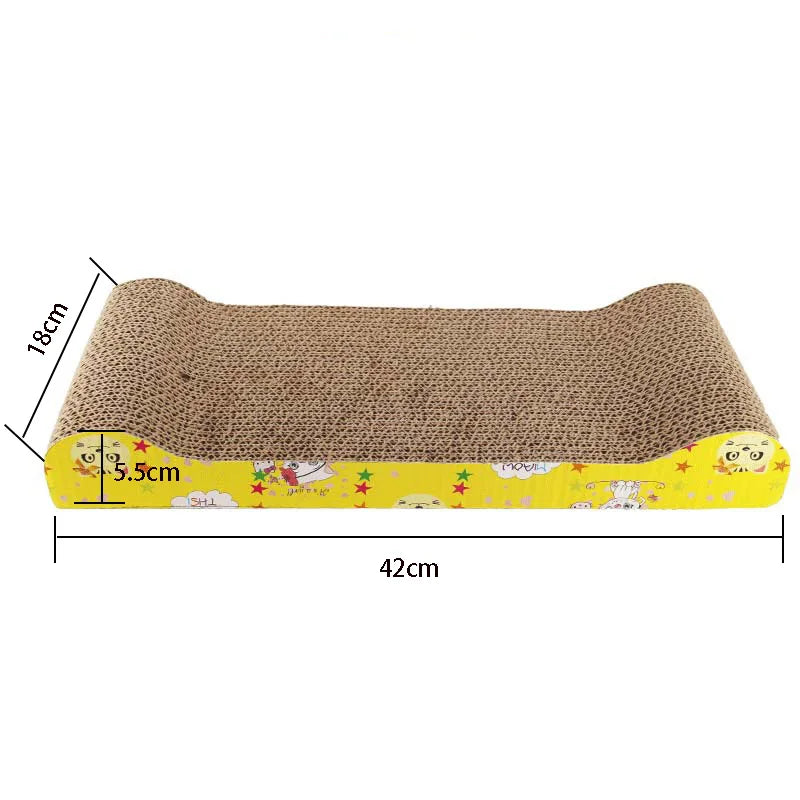 Corrugated Cardboard Cat Scratch Board for Healthy Claws and Play