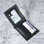 Short men's wallet thin 2024 new high-value eagle pattern student youth soft leather coin purse card package