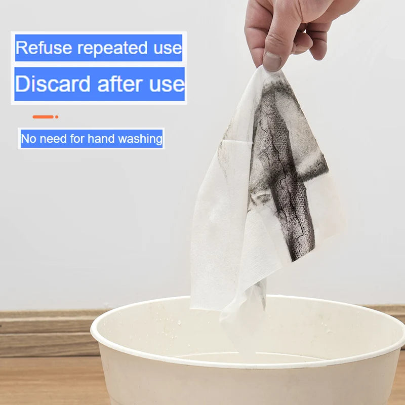 Electrostatic Dust Removal Paper Ultra-fine Fiber Cloth Flat Mop Replacement Pad Disposable Dry And Wet Cleaning Supplies