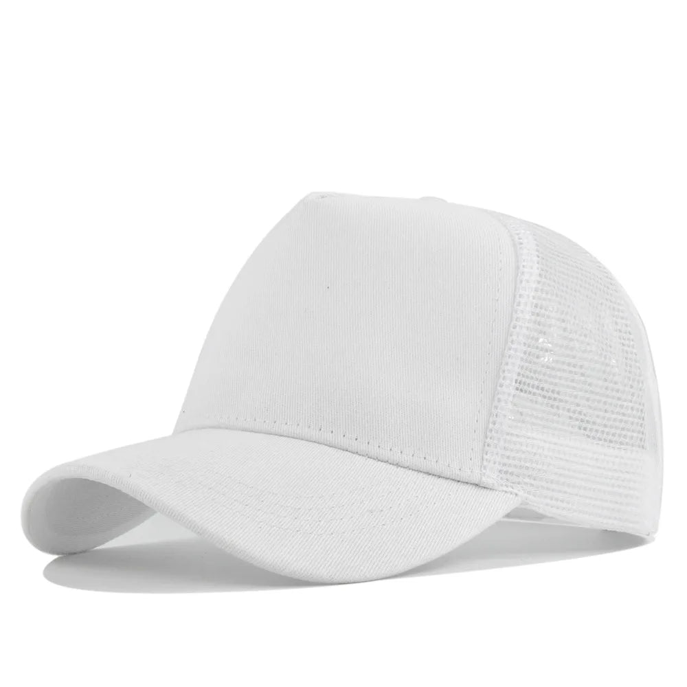 Custom Logo 5 Panel Mesh Baseball Cap for Outdoor Branding