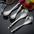 304 Stainless Steel Strainer Spoon for Cooking, Frying and Serving