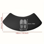 Thickened bathroom absorbent mat curved shower room door mat toilet bathroom foot mat non-slip mat entrance mat