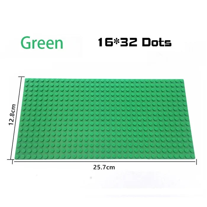 Classic Building Block Baseplate for Creative Construction Toy Sets