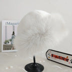 Plush Warm Mongolian Fur Winter Hat with Ear Protection