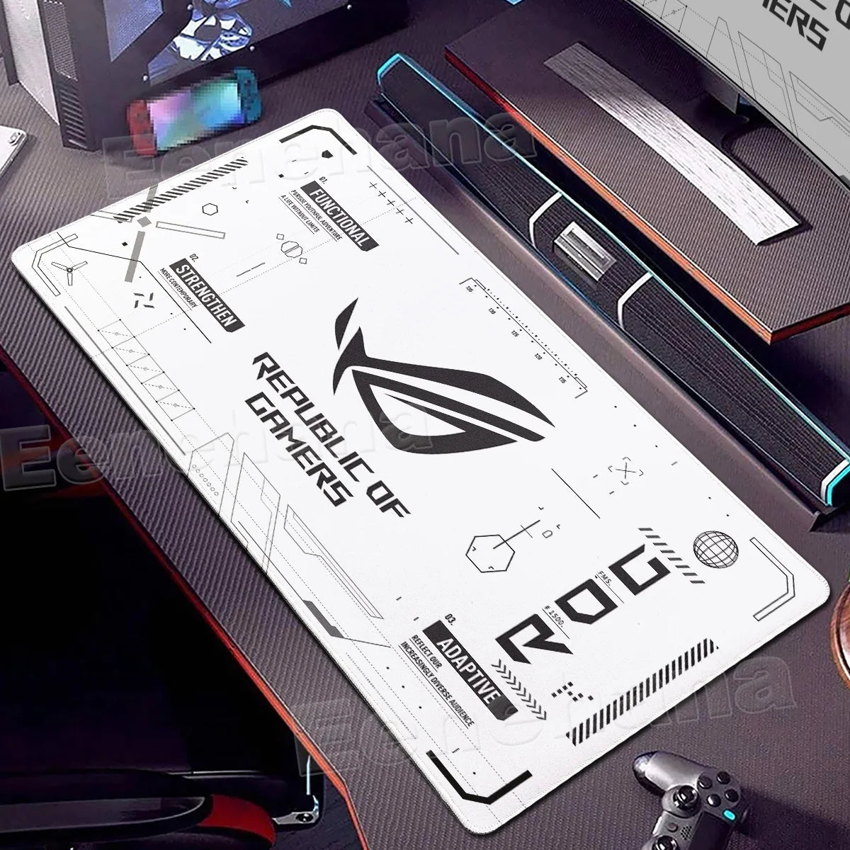 HD ASUS Gaming Mat Large Mouse Pad Design ROG Lager Computer PC Gamer XXL Non-slip Keyboard Office Interior Accessories for Gift