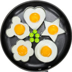 Stainless Steel Heart Fried Egg Mold for Pancakes and Omelettes