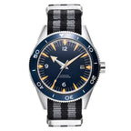 41MM Sapphire Glass 100m Waterproof Japan  Automatic Luminous Mens Watch Nylon Strap