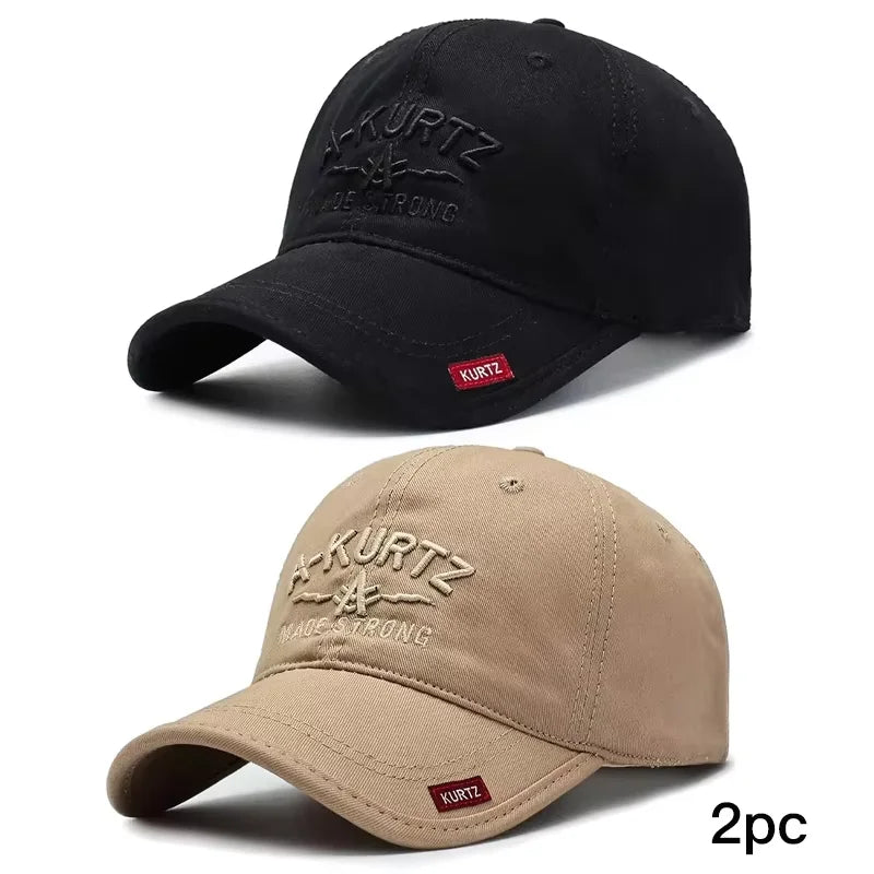 Korean Style Embroidery Baseball Cap for Outdoor Sun Protection