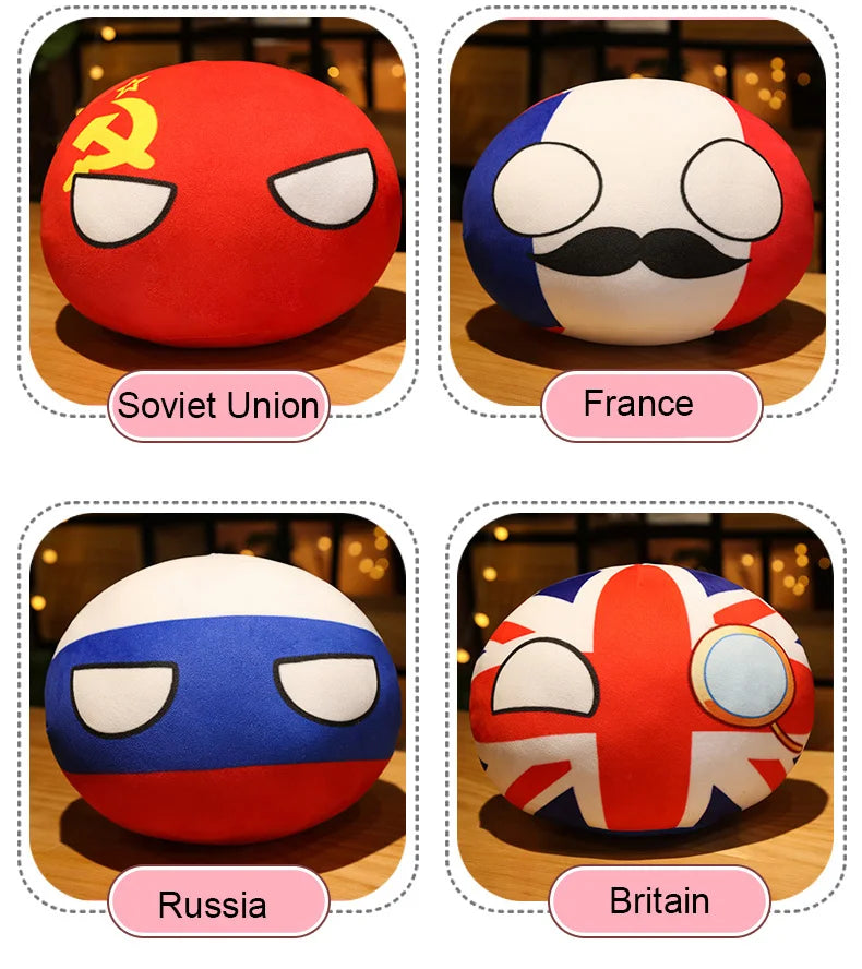 Countryball Plush Pendant Toy