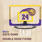 Wall Mounted Foldable Kids Basketball Hoop Set with Ball