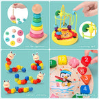 Montessori 3D Wooden Puzzle Educational Learning Toy for Kids