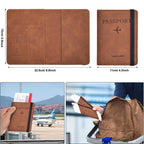Travel Passport Holder Wallet for Men & Women