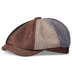 Retro Newsboy Octagonal Beret Cap for Classic Casual Style